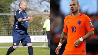 Las redes se ceban con el brutal cambio físico de Sneijder: la última imagen es tremenda
