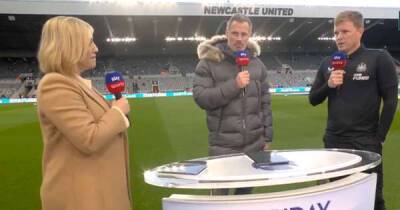 Newcastle boss Eddie Howe defends Chris Wood after Jamie Carragher question