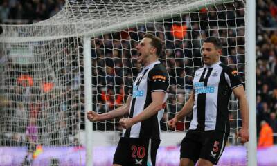Chris Wood penalty sinks Wolves and eases Newcastle’s relegation fears