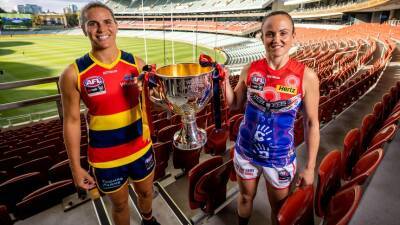 Adelaide Oval - AFLW grand final Adelaide vs Melbourne live: Crows and Demons fight for the flag at Adelaide Oval - abc.net.au - county Atkinson - county Phillips