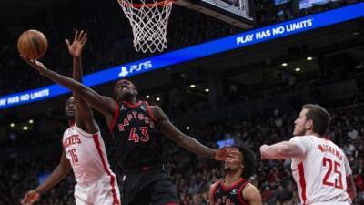 Scottie Barnes - Pascal Siakam - Gary Trent-Junior - Raptors post 3rd largest comeback in franchise history in win against Rockets - cbc.ca -  Houston - county Porter