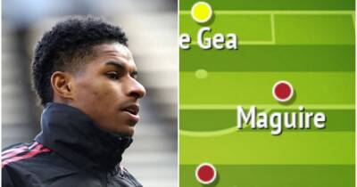 Marcus Rashford starts as Manchester United fans call for five changes against Everton