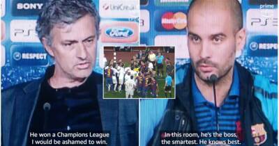 Mourinho vs Guardiola: Clip of their rivalry during Real Madrid & Barcelona days