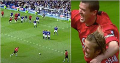 David Beckham's final Man Utd goal is one of the greatest free-kicks the PL has ever seen