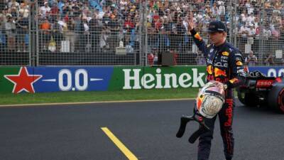 Verstappen frustrated despite front row position