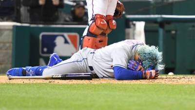 Francisco Lindor - Buck Showalter - Mets' Franciso Lindor hit in the face by wild pitch, Nationals' Steve Cishek ejected - foxnews.com - Washington - New York -  New York -  Washington