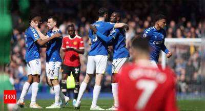 Cristiano Ronaldo - Frank Lampard - Marcus Rashford - Harry Maguire - David De-Gea - Anthony Gordon - EPL: Everton beat misfiring Manchester United to boost survival hopes - timesofindia.indiatimes.com - Manchester - Jordan