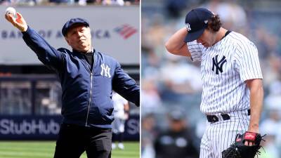 Gerrit Cole - Mike Stobe - Yankees' Gerrit Cole not happy with Opening Day delay for Billy Crystal's first pitch - foxnews.com -  Boston - New York -  New York