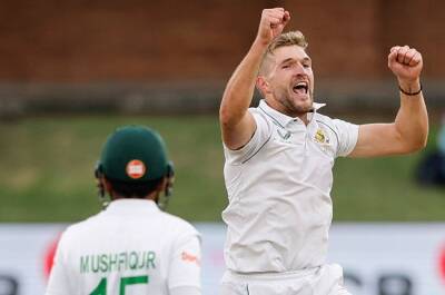 Mulder fires with ball after Maharaj batting heroics leave Proteas on top at St George's