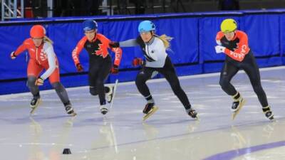 Whitehorse speed skater sets 4 world records in her age class at Masters Games