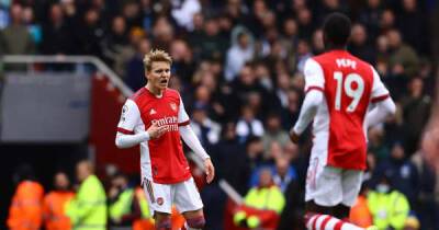 Arsenal 1-2 Brighton: Martin Odegaard consolation not enough as Gunners’ top-four hopes take another huge hit