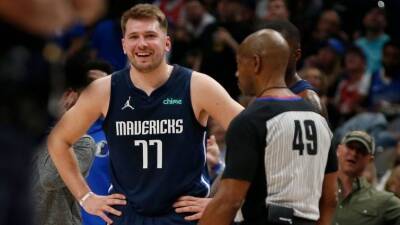 Watch Luka Doncic pick up 16th technical, likely suspended for Sunday