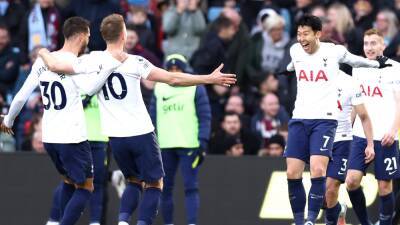 Son Heung-min hits hat-trick as Tottenham beat Aston Villa to punish Arsenal and Man United for losses in top-four race