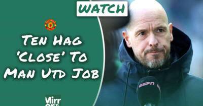 Erik ten Hag gives frosty response when asked about becoming Man Utd manager