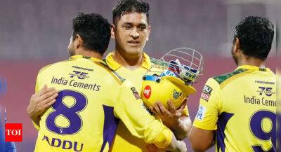 IPL 2022: Ravindra Jadeja quits CSK captaincy after dip in form; MS Dhoni back at helm - timesofindia.indiatimes.com -  Hyderabad -  Chennai