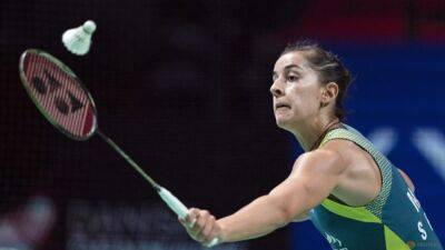 Carolina Marín - Badminton-Marin wins European Championships after lengthy injury layoff - channelnewsasia.com - Scotland - Madrid -  Tokyo - India -  Rio De Janeiro