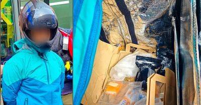 "We found more than the chef's special": Fast-food delivery rider arrested on suspicion drug dealing - manchestereveningnews.co.uk - Manchester