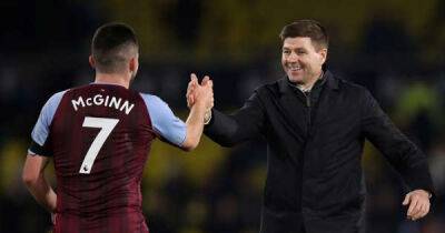 John McGinn details 'honest chat' with Steven Gerrard amid Aston Villa European hopes