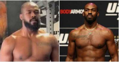 New image of Jon Jones looking incredibly bulked up has fans split over heavyweight chances
