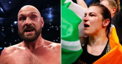 Tyson Fury sends message to Katie Taylor after epic win against Amanda Serrano