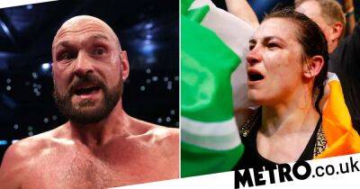 Tyson Fury congratulates Katie Taylor after epic win against Amanda Serrano