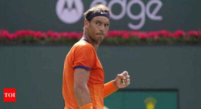 Rafael Nadal - Roland Garros - Taylor Fritz - Nadal admits fitness 'far-from-perfect' after rib injury - timesofindia.indiatimes.com - France - Australia - Madrid - India