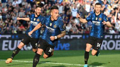 Pablo Mari - Federico Dimarco - Ivan Perisic - Gerard Deulofeu - Udinese 1-2 Inter: Nerazzurri keep their Scudetto dream alive with crucial win - eurosport.com