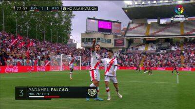 ¡Lo ha hecho otra vez! Falcao deja incrédula a Vallecas con su gol