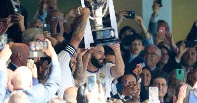 Karim Benzema sends blunt message to Man City after Real Madrid win La Liga title
