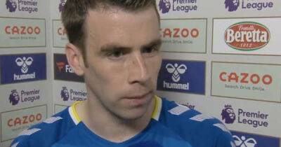 'I've never felt' - Seamus Coleman praises pre-match support after Everton win