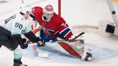 Montreal Canadiens - Habs G Montembeault undergoes wrist surgery - tsn.ca - Florida - county Kent - county Hughes