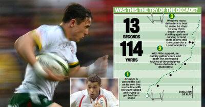 England World Cup hero Robinson dissects teen Arundell's 'special' try