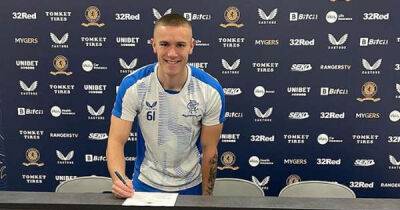 Northern Ireland teenager Lewis MacKinnon "buzzing" after signing new Rangers deal