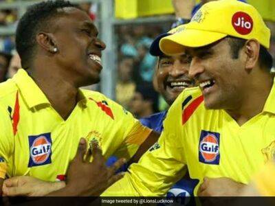 Watch: MS Dhoni's Hilarious Dig At Dwayne Bravo After His Fielding Effort During CSK vs DC IPL 2022 Clash