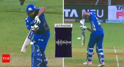 IPL 2022: Watch - What went wrong here? Rohit Sharma's baffling dismissal via DRS