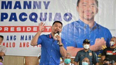 Boxing great Pacquiao gets knockout blow in Philippine presidential polls