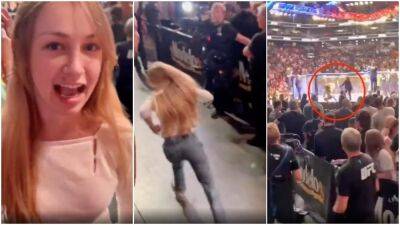 UFC 274: Fan's attempt to storm the Octagon goes horribly wrong as viral video emerges