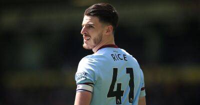 Declan Rice gives clearest hint yet on West Ham future amid Manchester United transfer interest