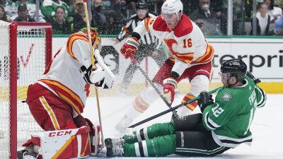 Elias Lindholm - Johnny Gaudreau - Jacob Markstrom - Tony Gutierrez - Flames get even in series with win over Stars in Game 4 - foxnews.com - county Dallas