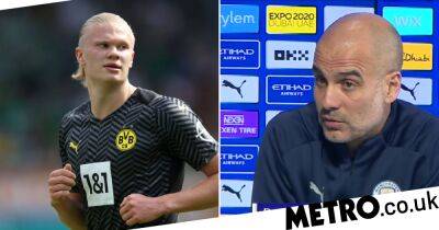Pep Guardiola all but confirms Erling Haaland’s move to Manchester City