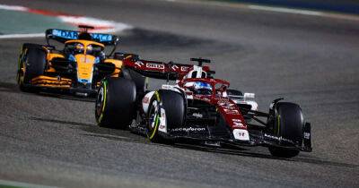 Norris believes McLaren are ‘behind Alfa Romeo’
