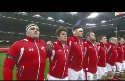 Dan Biggar - Justin Tipuric - Clive Woodward - Most-watched Welsh national anthem ever seen by 5 million as Leigh Halfpenny in tears - msn.com - Britain - Ireland -  Welsh