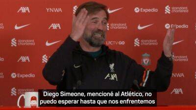 Klopp 'recula' con Simeone - en.as.com - Madrid