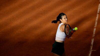 Bianca Andreescu - U.S.Open - Raducanu retires in Rome as back injury persists - channelnewsasia.com - Italy - Madrid -  Rome