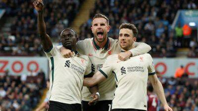 Liverpool fight back at Villa to keep the heat on Manchester City