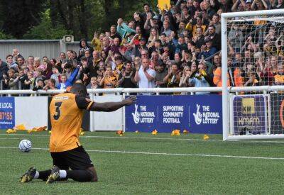 Maidstone United defender George Elokobi says scoring in the final game of his career is up there with his goal for Wolves against Man Utd