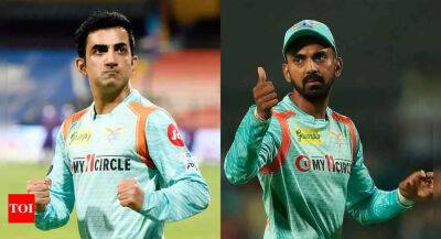 Gautam Gambhir - IPL 2022: Lucknow Super Giants eye long-term success - timesofindia.indiatimes.com -  Delhi -  Kolkata