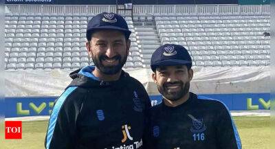 Cheteshwar Pujara - Want to have focus and concentration levels of Cheteshwar Pujara: Mohammad Rizwan - timesofindia.indiatimes.com - India - Pakistan - county Sussex