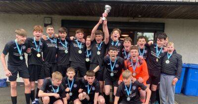 Blackburn United's Under-16s win triumphant comeback over Airdrie in League Cup final - dailyrecord.co.uk - county Hall - county Harrison