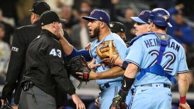 Toronto Blue Jays confused, upset over series of 'surprising' ejections in loss to New York Yankees